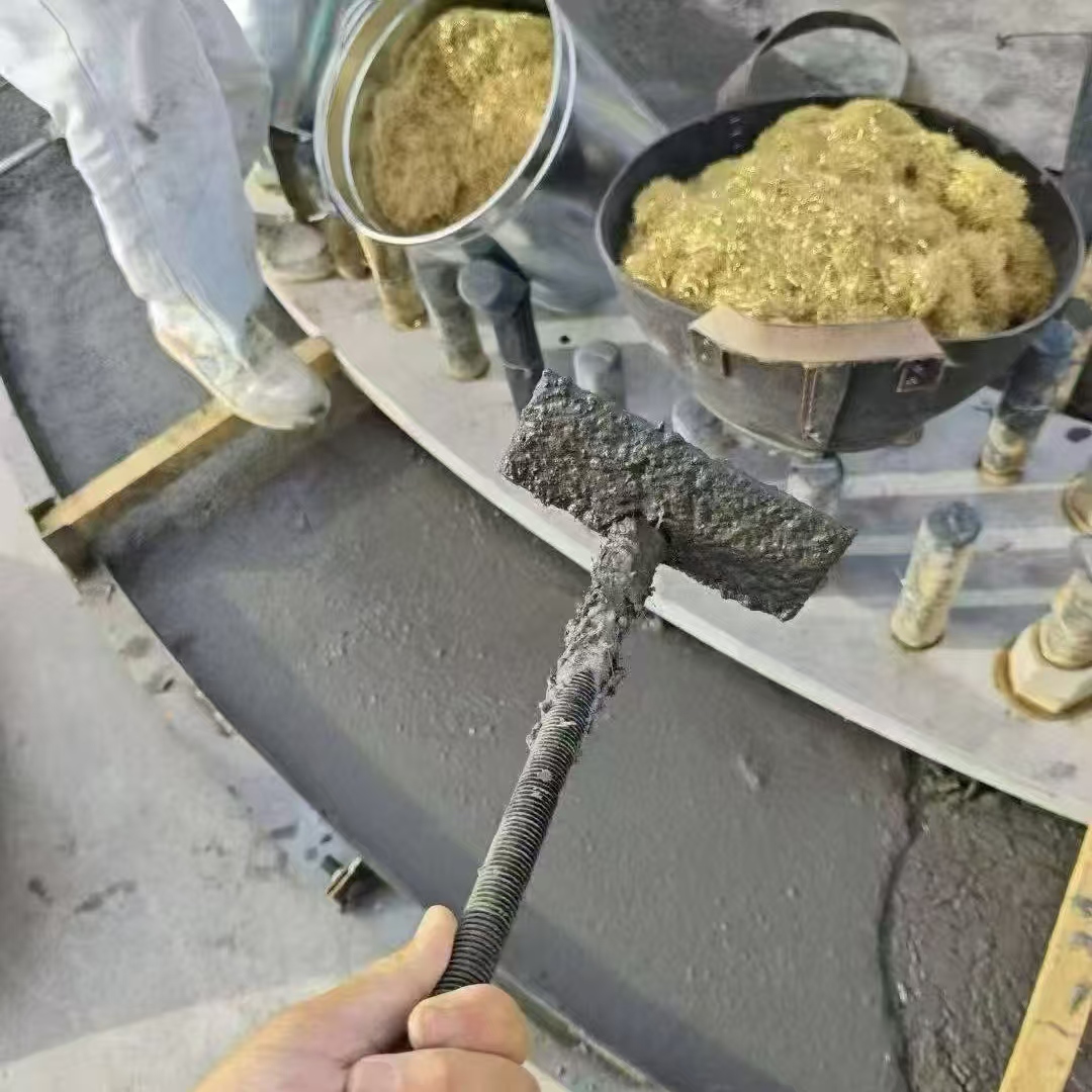 龙山C120钢纤维高强无收灌浆料 轧机压缩机汽轮机发电机锻压设备底座灌浆材料
